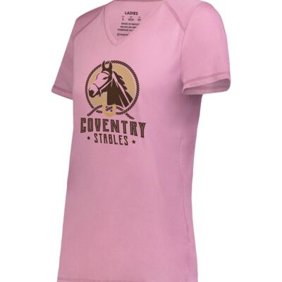 Ladies Super Soft-Spun Poly Tee Thumbnail