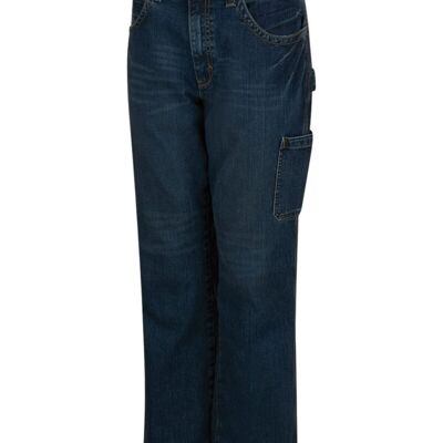 Men's Extended Sizes Stretch Denim Dungaree Jeans Thumbnail