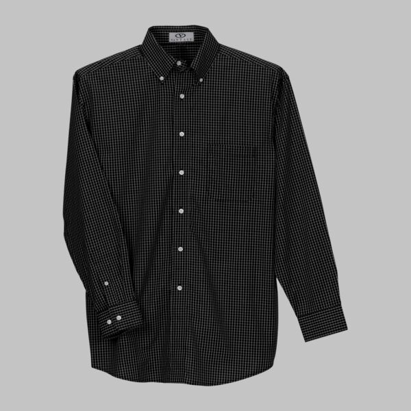 Easy-Care Poplin Box Plaid Shirt Thumbnail