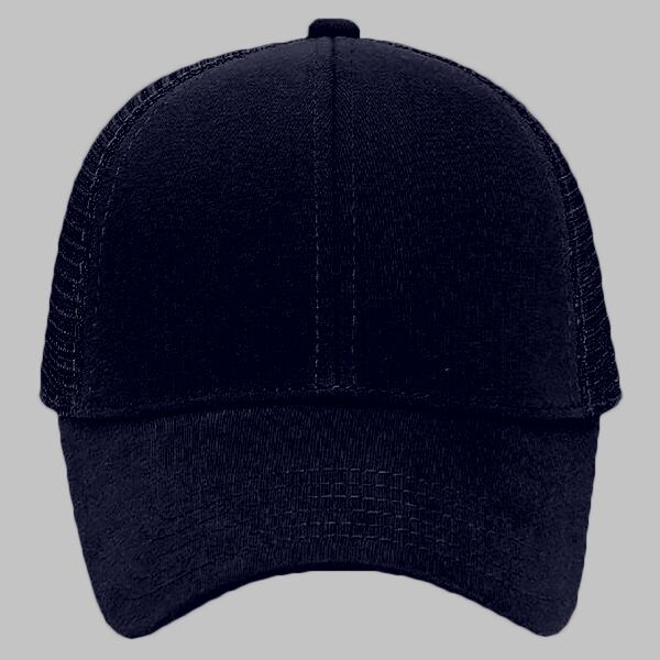 OTTO CAP 6 Panel Low Profile Mesh Back Trucker Hat Thumbnail