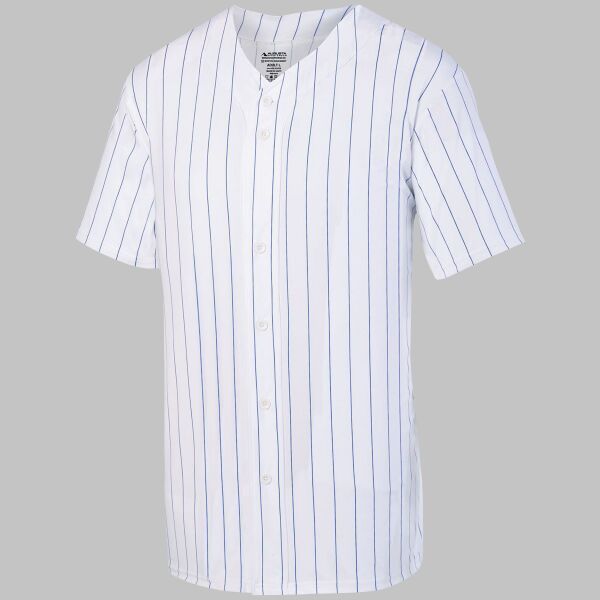 Youth Pinstripe Full-Button Jersey Thumbnail