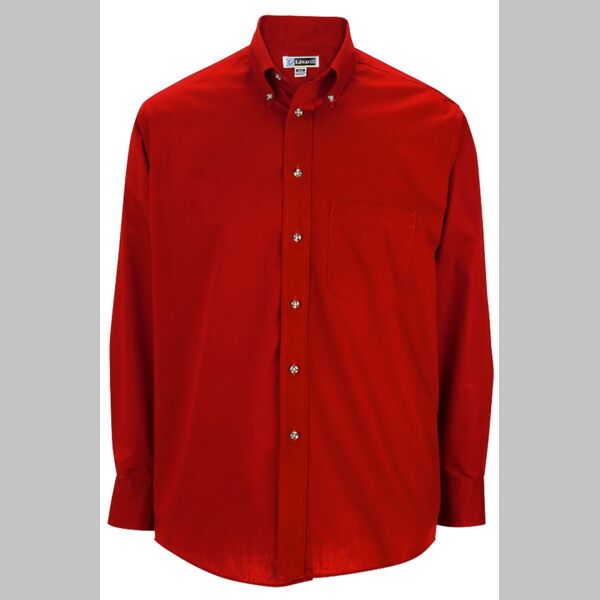 MEN'S EASY CARE LONG SLEEVE POPLIN SHIRT Thumbnail